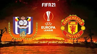 FIFA 21 | Anderlecht vs Manchester United - Europa League - Full Gameplay