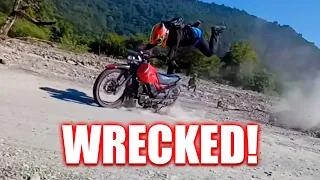 WRECKED! | It's NOT Easy Being a BIKER