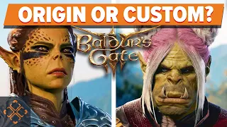 Baldur's Gate 3: Should You Pick An Origin Character Or Create Your Own?