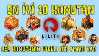 EN KULLANIŞLI 10 SARI KOMUTAN | Rise of Kingdoms