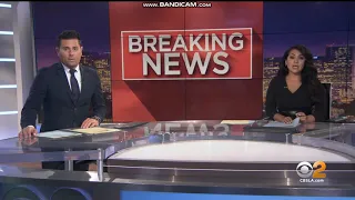 KCBS CBS 2 News Sunday teaser and breaking news open October 17, 2021