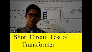 10. Short Circuit Test of Transformer (Lecture-10)