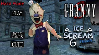 Granny 3 Ice Screem 6 Atmosphere | Train Escape in Hard Mode Full Gameplay