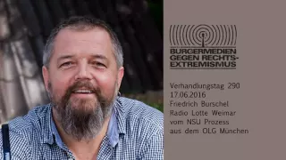 NSU-Prozess - Friedrich Burschel 17. Juni 2016
