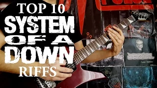 My Top 10 System of a Down Riffs - Guitar Medley
