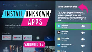 TCL Android TV : How to Allow Install Apps From Unknown Sources | Fix App Not Installed Error