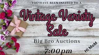 Vintage Variety Sale!!