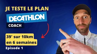 Je teste le plan d'entraînement DECATHLON COACH 🏃‍♂️✅ (➡️ casser mon RP sous les 40' au 10km 💥)