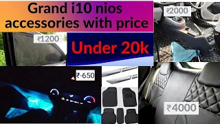 Grand i10 nios best modifications with price | accessories with price | Aqua teal | Technical Cars |