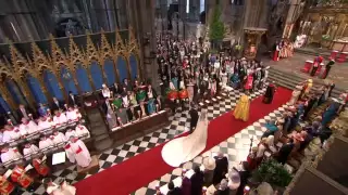 Kate Middleton walks the aisle