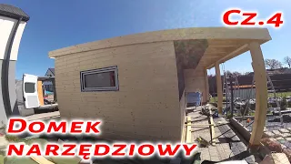 Domek narzędziowy cz.4 #ogród #zróbtosam #majsterkowanie