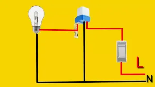 Photocell Sensor Installation ||photocell sensor wiring diagram ||photocell sensor