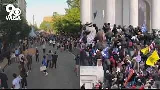 Police response to BLM vs MAGA