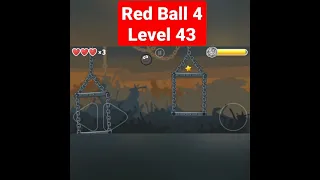 Red Ball 4 - Level 43 with Blackball #shorts