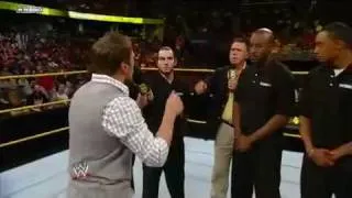 Michael Cole demands an apology & Daniel Bryan attacks Miz & Cole NXT 5-25-10