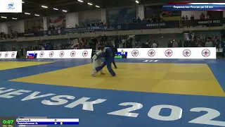 46 kg Киселёв В Раджабханов Э 06 11 2021 Т3 Первенство России по дзюдо до 18 лет, ИЖЕВСК