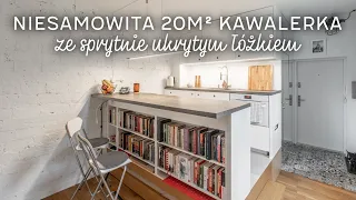 20m² kawalerka pełna sprytnych rozwiązań, czyli jak mieszkać wygodnie na niedużej przestrzeni