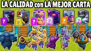 CUAL CALIDAD TIENE LA MEJOR CARTA? | NUEVA CALIDAD | OLIMPIADAS de CLASH ROYALE