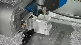 DATRON neo Multi-sided Machining with Rotary Axis