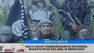 Maute Group, pinamumunuan ng mayamang magkapatid na nag-aral sa middle east