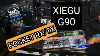XIEGU G90 , POCKET RX/TX Using USB Lead