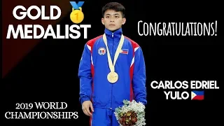 CARLOS EDRIEL YULO | 🇵🇭 FULL PERFORMANCE | GOLD 🥇 MEDALIST 2019 WORLD CHAMPIONSHIPS