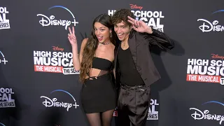 Olivia Rodrigo and Joshua Bassett "High School Musical: The Musical: The Series" Season 3 Red Carpet