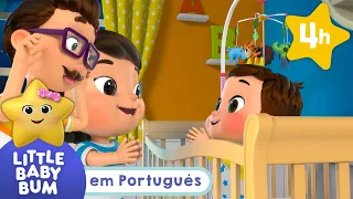 Colocando o bebê pra dormir | 4 HORA DE COCOMELON | Moonbug Kids | Músicas Infantis em Português