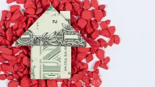 Dollar origami HOUSE 🏠 folding a money house as a housewarming gift