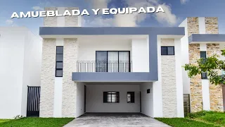 Casa AMUEBLADA Y EQUIPADA en venta en privada al NORTE DE MÉRIDA YUCATÁN ¡Te va a encantar!