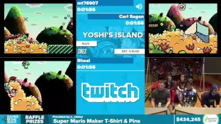 Yoshi's Island by Carl Sagan, mt76907, rheal in 3:08 - Awesome Games Done Quick 2016 - Part 88