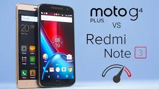 Moto G4 Plus vs Redmi Note 3 Pro Speedtest Comparison!