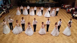 Královský ples - ZŠ Velké Bílovice 9.třída 2018 - veřejná generálka