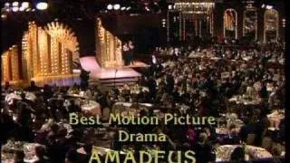 Amadeus Wins Best Motion Picture Drama - Golden Globes 1985