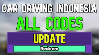 New Car Driving Indonesia Codes | Roblox CDID Codes (January 2024)