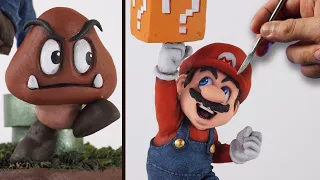 Sculpting MARIO BROS Diorama | Super Mario Bros - Timelapse