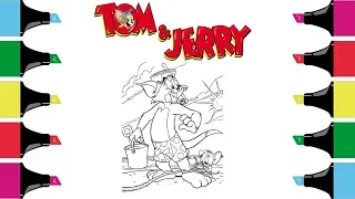 Coloring Tom And  Jerry  Colouring Pages |Cartoon Classic For Children