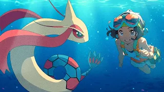 Lofi Pokemon mix丨『Surfing RSE .ver』-Mysterious underewater exploration with Milotic-