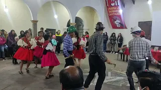 Danza Mineritos, por el Ballet folclórico de la U. E. Experimental " Hugo Dávila"