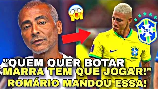 🚨EITA! ROMÁRIO MANDA RECADO PRA RICHARLISON APÓS CHORO E REAGE À FASE ATUAL DA SELEÇÃO BRASILEIRA!!