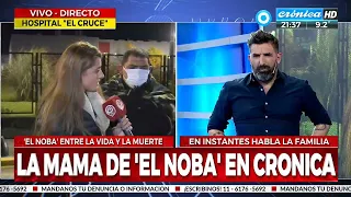 La mamá de "El Noba", en exclusivo con Crónica HD: "Está muchísimo mejor, hay una luz de esperanza"