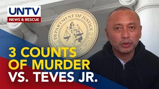 DOJ indicts Arnolfo Teves Jr., five others over 2019 murders in Negros Oriental