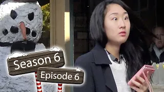 Scary Snowman Hidden Camera Prank -Brown University & RISD