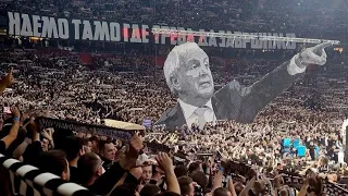 POCETAK UTAKMICE PARTIZAN - REAL MADRID!!! DA VOLIM CRNO BELE!!!