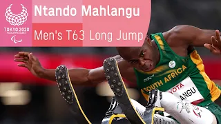 Ntando Mahlangu Wins Gold! | Men's T63 Long Jump Final | Athletics | Tokyo 2020 Paralympics