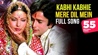 Kabhi Kabhie Mere Dil Mein - Female - Full Song - Kabhi Kabhie
