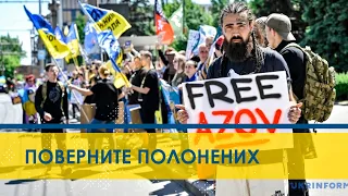 “Ми чекаємо і пам'ятаємо кожного”. В Запоріжжі відбулася акція на підтримку військовополонених