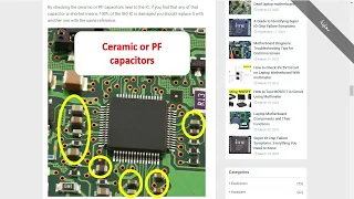 100% a Free Course On How To Repair Dead/faild Laptop Motherboard Part 3