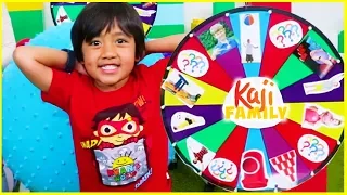 Spin the Mystery wheel and doing whatever it lands on challenge with Ryan!!!