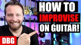 How to IMPROVISE on Guitar! - Easy Tips on How to Solo!!
